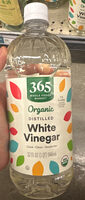 Organic distilled white vinegar
