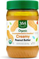 Peanut Butter, Unsweetened & No Salt