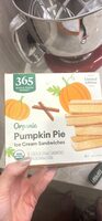 Organic Pumpkin Pie Ice Cream Sandwiches