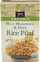 Organic rice pilaf