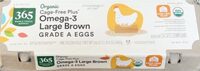 Cage Free Plus Omega-3 Large Brown Grade A Eggs