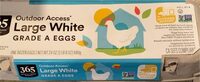 Latge white grade A eggs