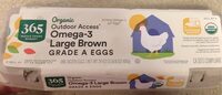 Omega-3 large brown eggs