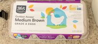 Medium brown grade a eggs