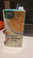 Organic low sodium chicken broth