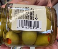 Organic Red Pepper Stuffed Olives