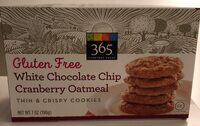 White chocolat chip cramberry oatmeal