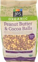 Organic peanut butter cocoa balls