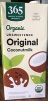Organic unsweetened original coconutmilk