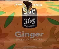 Ginger sparkling water, ginger