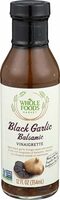 Black garlic balsamic vinaigrette