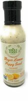 Meyer lemon poppy seed dressing