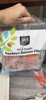 Wild caught sockeye salmon fillets