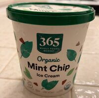 Organic Mint Chip Ice Cream