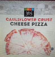 Cauliflower crust cheese pizza