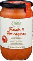 Tomato mascarpone pasta sauce