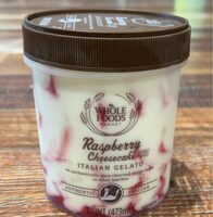 Raspberry Cheesecake Italian Gelato