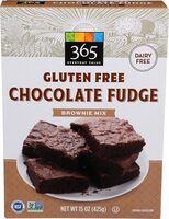 Gluten free chocolate fudge brownie mix