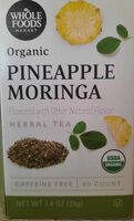 Herbal tea pineapple moringa