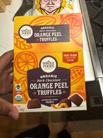 Organic Dark Chocolate Orange Peel Truffles