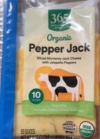 Pepper jack sliced monterey jack cheese with jalapeno peppers