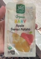 Organic baby apple sweet potato