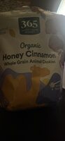 Organic Honey Cinnamon Whole Grain Animal Cookies