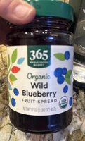 Organic Wild Blueberry Fruit Spread