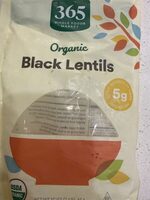Organic Black Lentils