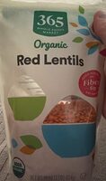 Organic Red Lentils