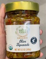 Organic tapenade