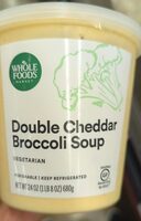 Double cheddar broccoli soup