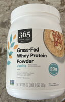 Grass-Fed Whey Protein Powder Vanilla