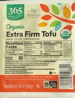 Organic Extra Firm Tofu