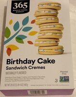 Birthday Cake - Sandwich Cremes