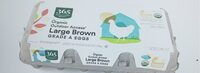 365 large brown eggs