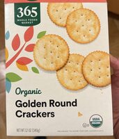 Golden Round Crackers
