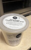 Plant-based chicken noodle soup