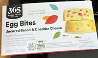 Egg Bites Uncured Bacon & Cheddar Cheese