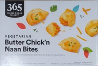 Vegetarian Butter Chick'n Naan Bites