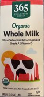 Organic whole milk