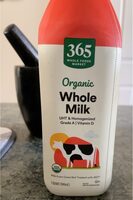 Organic whole milk