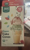 Organic cake cones