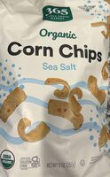 Organic sea salt, corn chips
