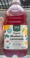 Organic blueberry lemonade