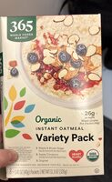Organic Instant Oatmeal Variety Pack