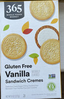 Gluten Free Vanilla Sandwhich Cremes