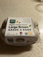 Large Brown Grade A Eggs