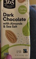 Dark chocolate almond sea salt