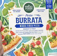 Pesto Burrata Wood-Fired Pizza